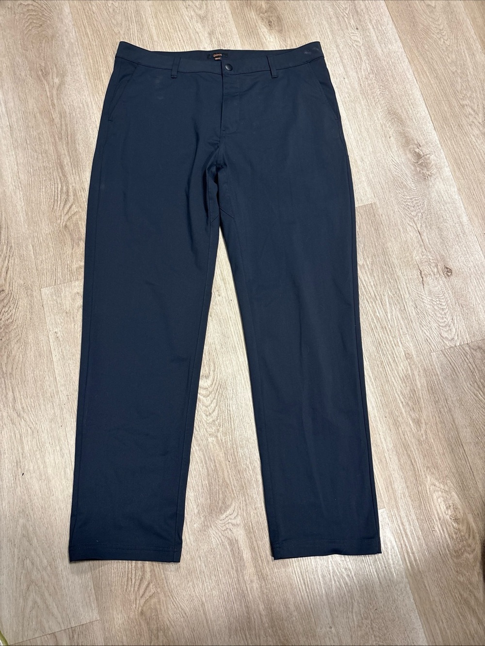Quince Protech Golf Pants Mens 36X32 Midnight Black Performance Stretch